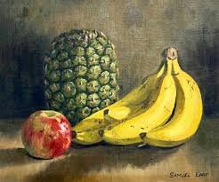 Carafe and Grapes Still Life Painting
