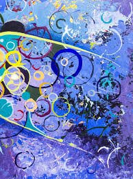 Echoes in Color Abstract Art