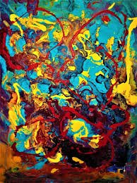Electric Drift Abstract Art