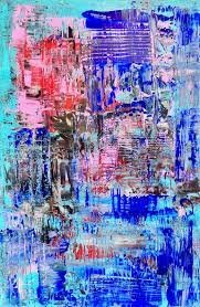 Neon Mirage Abstract Art