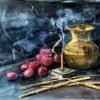 Autumn Harvest Still Life Painting