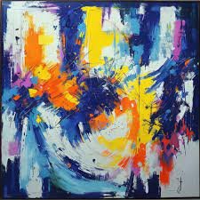 Electric Drift Abstract Art