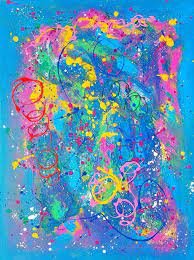 Electric Drift Abstract Art