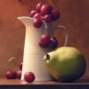 Bowl of Fresh Figs Still Life Painting