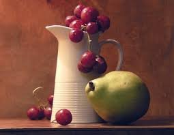 Bowl of Fresh Figs Still Life Painting