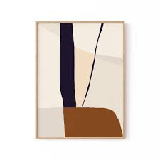 Linear Drift Minimalist Art