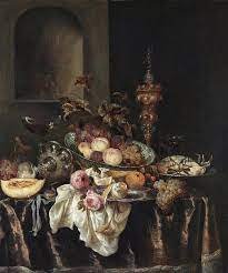 Bowl of Fresh Figs Still Life Painting