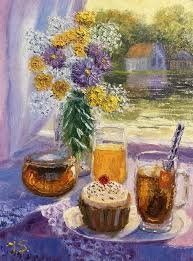 Autumn Apples in Basket Still Life Painting